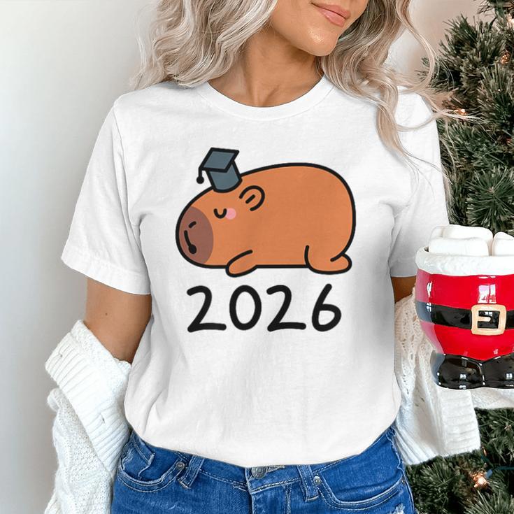 Grad Class Of 2026 Capybara Graduation Graduated Kids Unisex T-Shirt