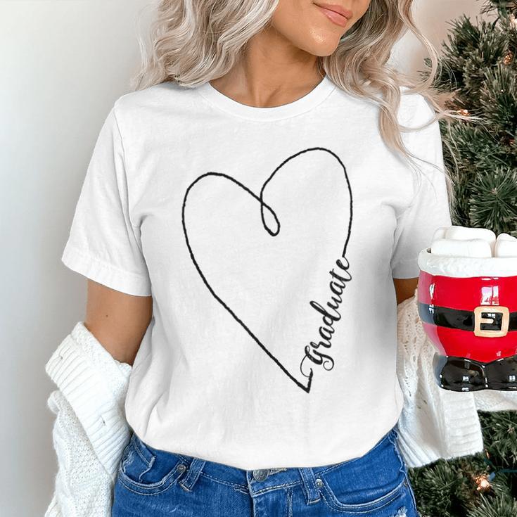 Graduate Heart Shirt Graduation Unisex T-Shirt