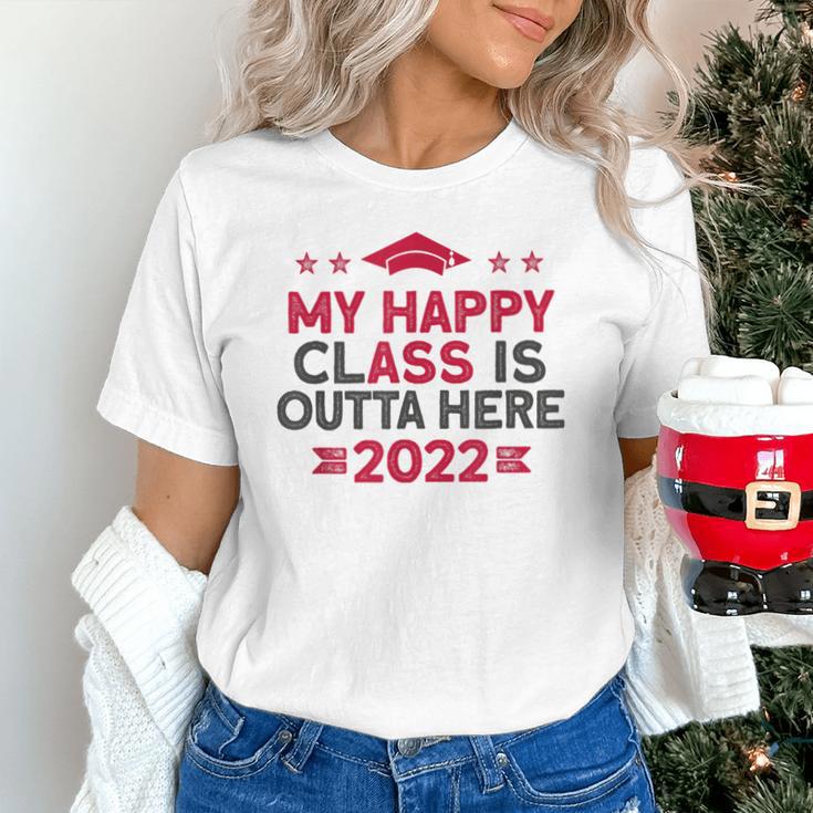Graduation 2022 My Happy Class Is Outta Here Senior Unisex T-Shirt