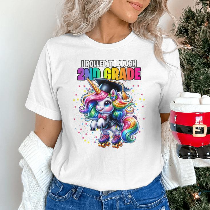 Graduation 2nd Grade Unicorn Roller Skate Girls Grad Unisex T-Shirt