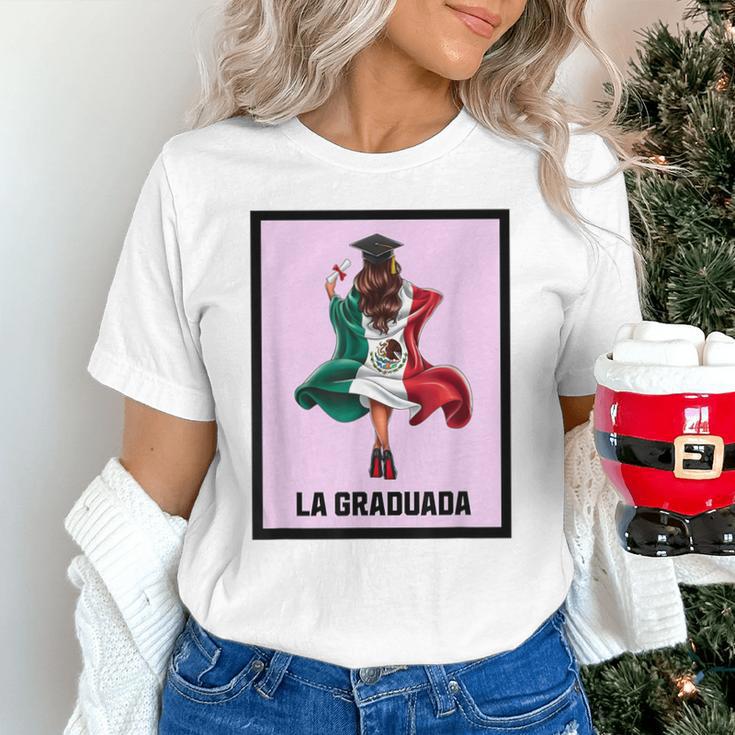 Graduation Latina Educated La Graduada Mexican Bingo Card Unisex T-Shirt