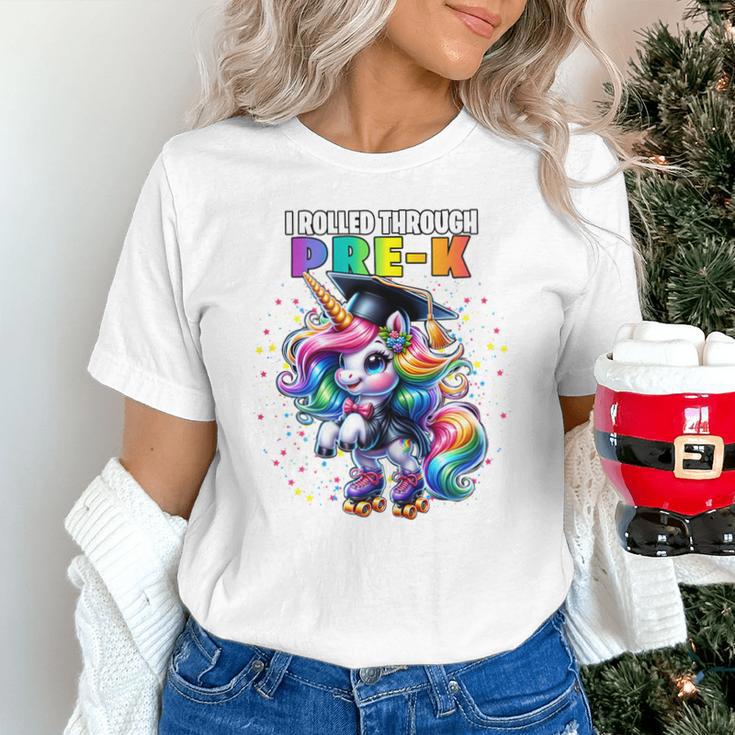 Graduation Pre-K Unicorn Roller Skate Girls Preschool Grad Unisex T-Shirt