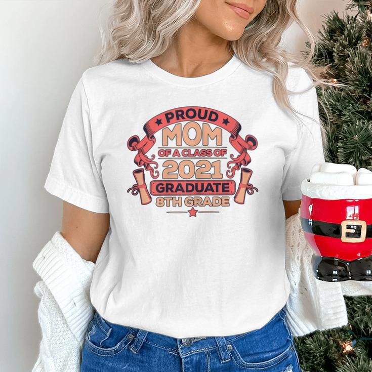 Graduation Proud Mom Of 8th Grade Graduate Unisex T-Shirt