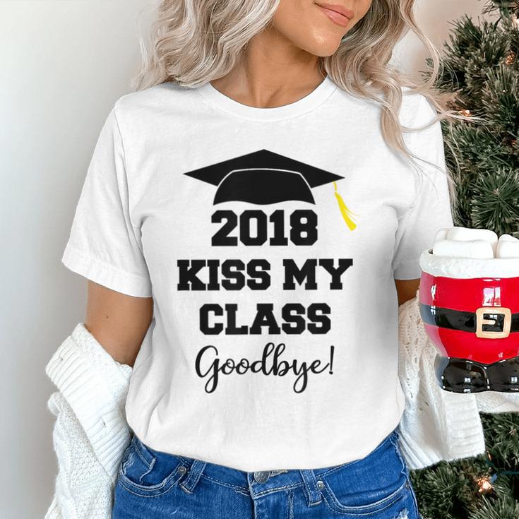 GraduationShirt Kiss My Class 2018 Goodbye Unisex T-Shirt
