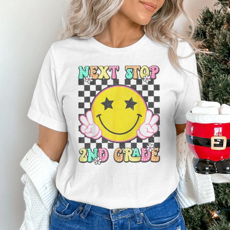 Groovy Next Stop 2nd Grade 1st Grade Graduation 2025 Unisex T-Shirt