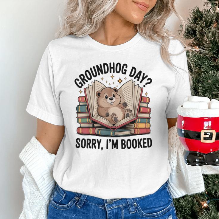 Groundhog Day Librarian Book Lover Reader Library Unisex T-Shirt