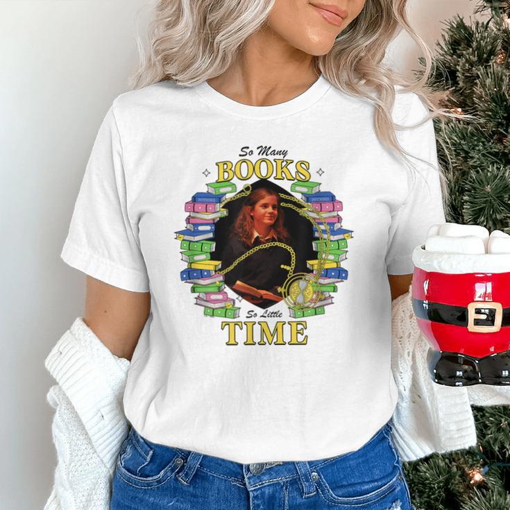 Harry Potter Hermione So Many Books So Little Time Portrait Unisex T-Shirt