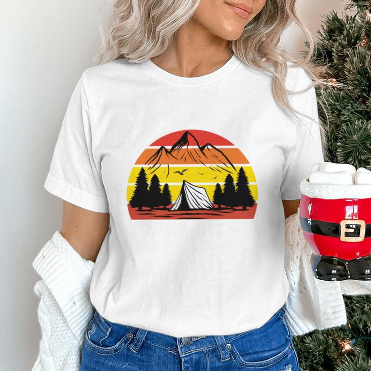 I Hate People That's Why I Camp Camper Meme Introvert Unisex T-Shirt