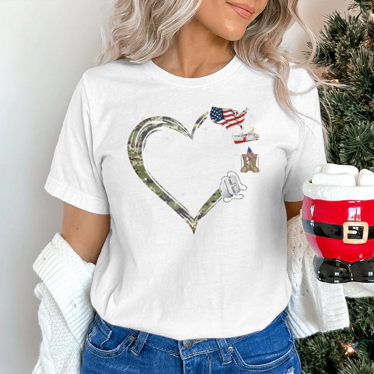 Heart Coast Guard Wife Coast Guard Graduation Wife USCG Wife Unisex T-Shirt