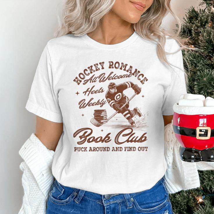 Hockey Romance Smut Reader Book Club Book Lover Bookish Unisex T-Shirt
