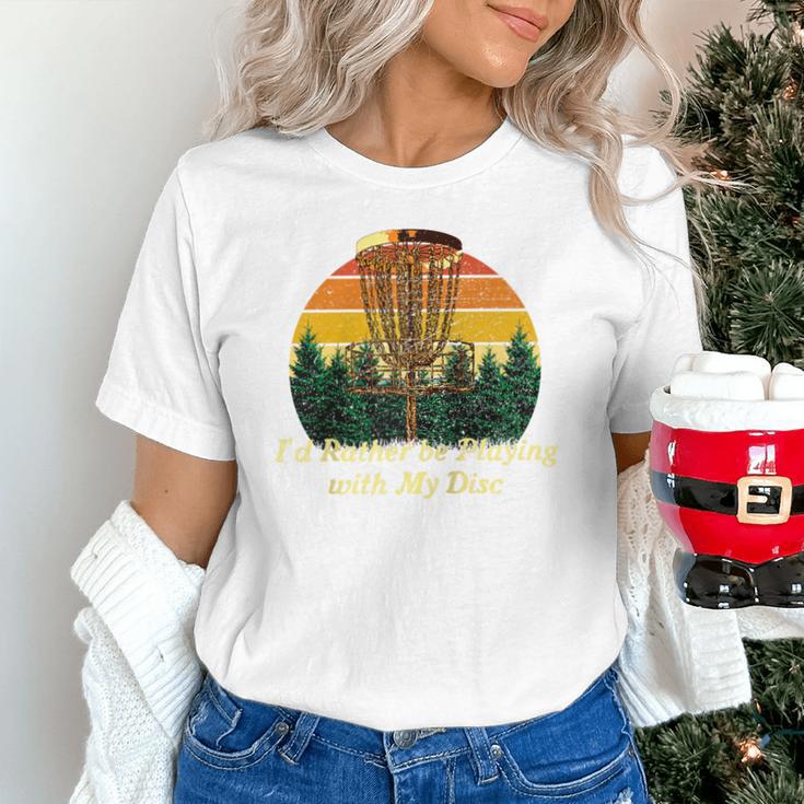Id Rather Be Playing With My Disc Introvert Disc Golf Raglan Baseball Tee Unisex T-Shirt Id Rather Be Playing With My Disc Introvert Disc Golf Raglan Baseball Tee Unisex T-Shirt