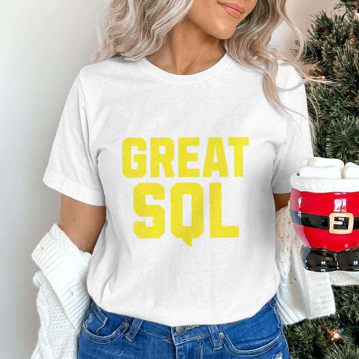 I'm A Great SQL Introvert Saying Inbound Marketing Premium Tri-Blend Unisex T-Shirt