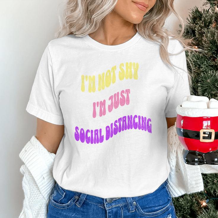 I'm Just Social Distancing Introvert Funny Unisex T-Shirt I'm Just Social Distancing Introvert Funny Unisex T-Shirt