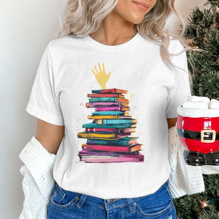 I'm OK Reading Books Library Bookworm Bookish Book Lover Unisex T-Shirt