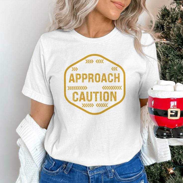 Introvert Approach With Caution For Introverted People Unisex T-Shirt Introvert Approach With Caution For Introverted People Unisex T-Shirt