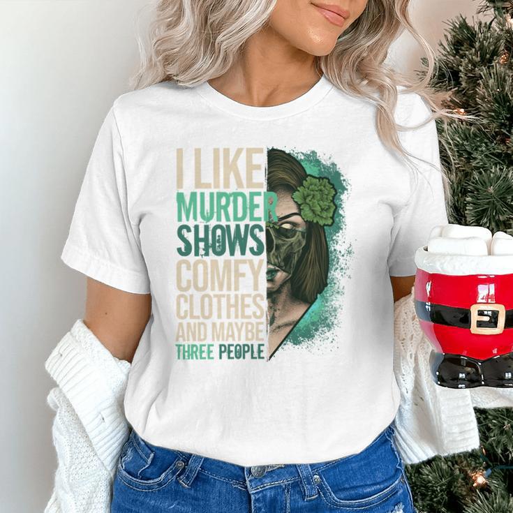 Introverted Murder Shows True Crime Lovers Introvert Unisex T-Shirt