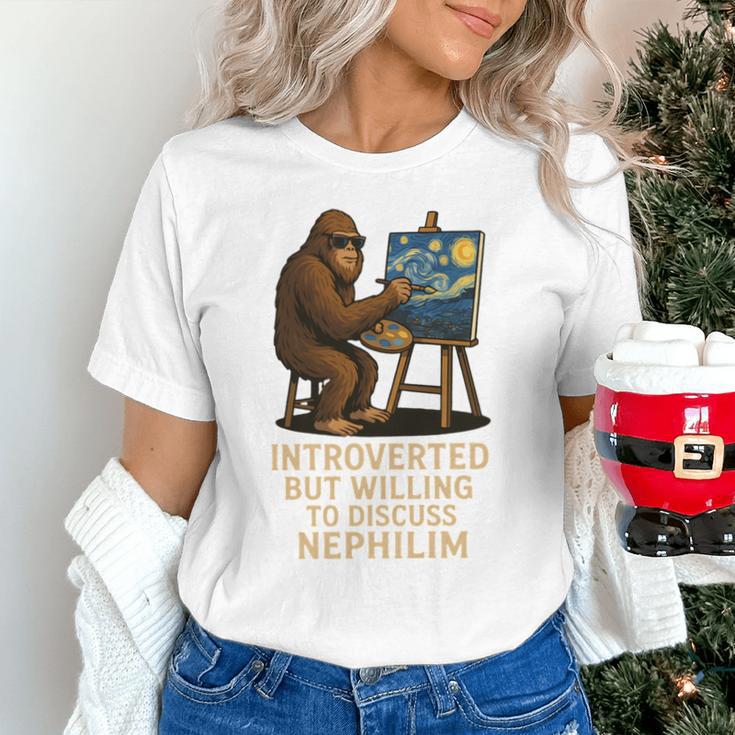 Introverted But Willing To Discuss Nephilim Unisex T-Shirt Introverted But Willing To Discuss Nephilim Unisex T-Shirt