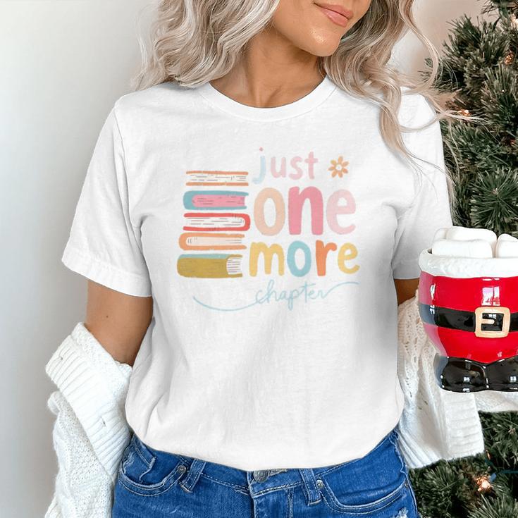 Just One More Chapter Artistic Pastel Book Lover Vibe Unisex T-Shirt Just One More Chapter Artistic Pastel Book Lover Vibe Unisex T-Shirt