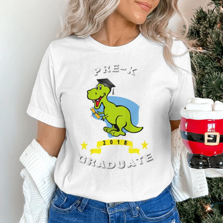Kids Dinosaur Pre-K Graduation TShirt Kids Preschool Graduation Unisex T-Shirt