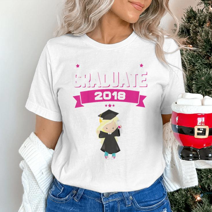 Kids Kindergarten Graduate 2018 Graduation Girls Unisex T-Shirt