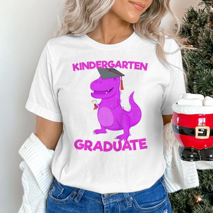 Kids Kindergarten Graduation Idea For Girls Dinosaur Unisex T-Shirt