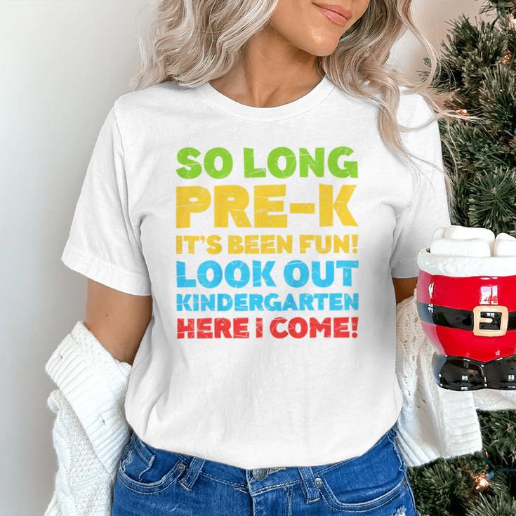 Kids So Long PRE-K It's Been Fun Shirt Boy Girl Graduation Unisex T-Shirt