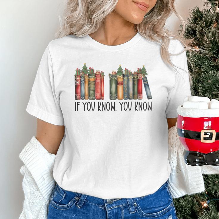 If You Know You Know 6 7 Reading Books Christmas Unisex T-Shirt