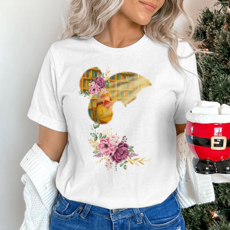 And Into The Library She Goes Book Lover Reading Bookworm Unisex T-Shirt And Into The Library She Goes Book Lover Reading Bookworm Unisex T-Shirt