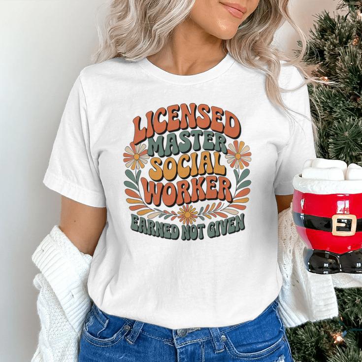 Licensed Social Worker Masters MSW LMSW Graduation 2026 Premium Tri-Blend Unisex T-Shirt