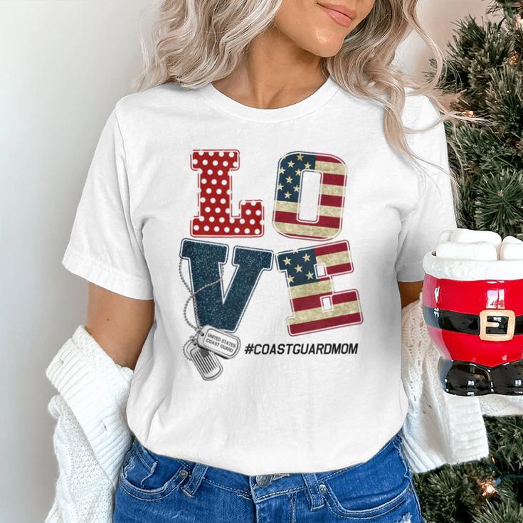 Love Coast Guard Mom Proud Coast Guard Graduation Mom Unisex T-Shirt