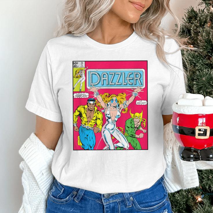 Marvel Universe Classic Dazzler Vintage Comic Book Cover Unisex T-Shirt Marvel Universe Classic Dazzler Vintage Comic Book Cover Unisex T-Shirt