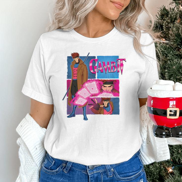Marvel X-Men '97 Vintage Classic Gambit Comic Book Panels Unisex T-Shirt