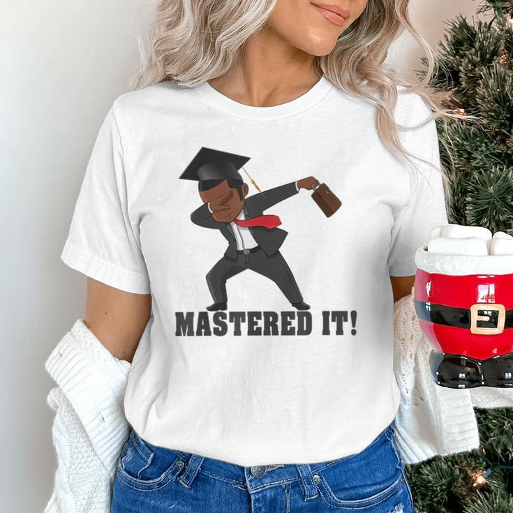 Masters Graduation Mastered It Dabbing Man Tee Unisex T-Shirt