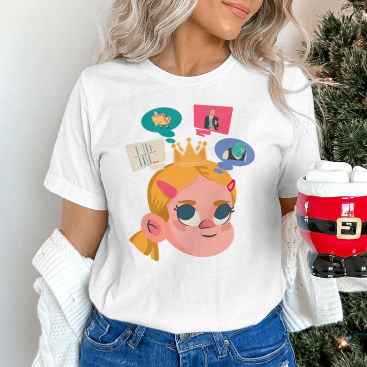 Meme Queen In Silence Introvert Anti People Antisocial Quiet Unisex T-Shirt