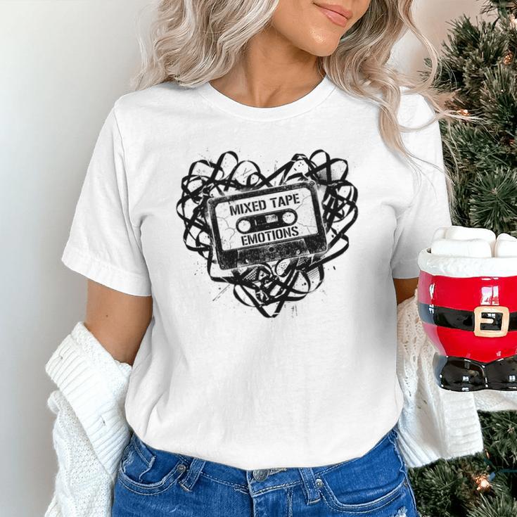 Mixed Tape Emotions Music Lover Nostalgia Quote Premium Tri-Blend Unisex T-Shirt