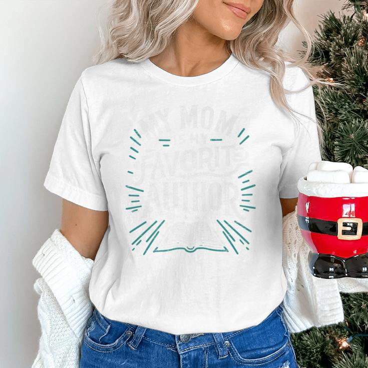 My Mom Is My Favorite Author Book Lover Premium Unisex T-Shirt My Mom Is My Favorite Author Book Lover Premium Unisex T-Shirt