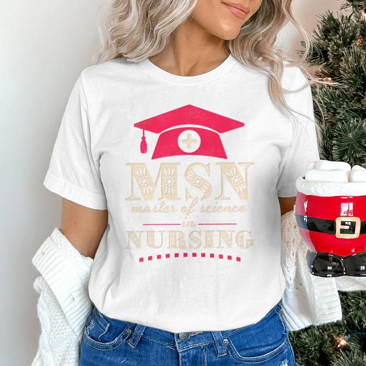 Msn Master Of Science In Nursing College Graduation Premium Tri-Blend Unisex T-Shirt