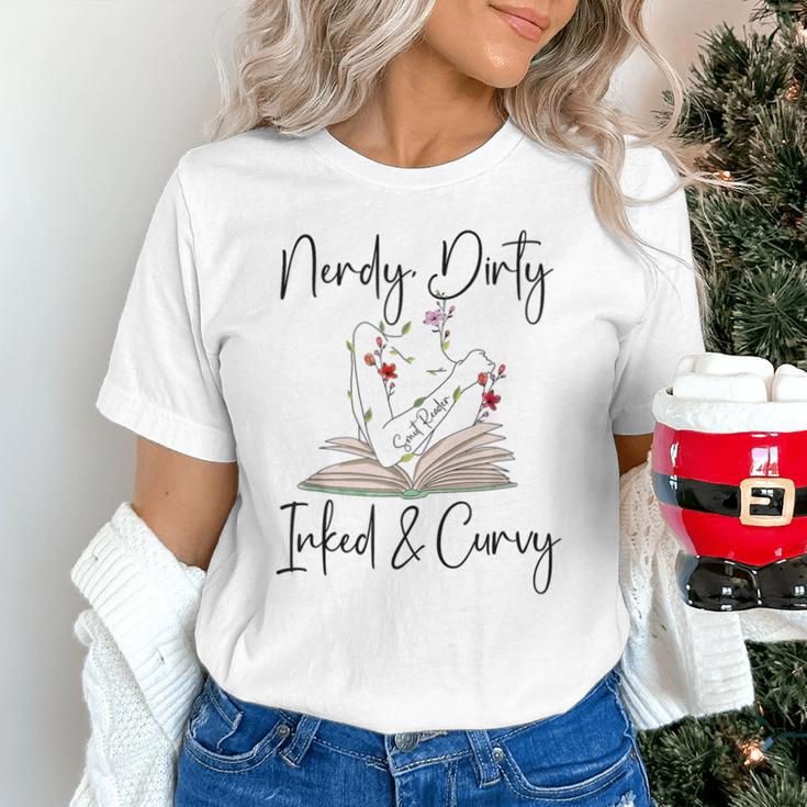 Nerdy Dirty Inked & Curvy ShirtSmutty Book TeesSmut Reader Unisex T-Shirt Nerdy Dirty Inked & Curvy ShirtSmutty Book TeesSmut Reader Unisex T-Shirt
