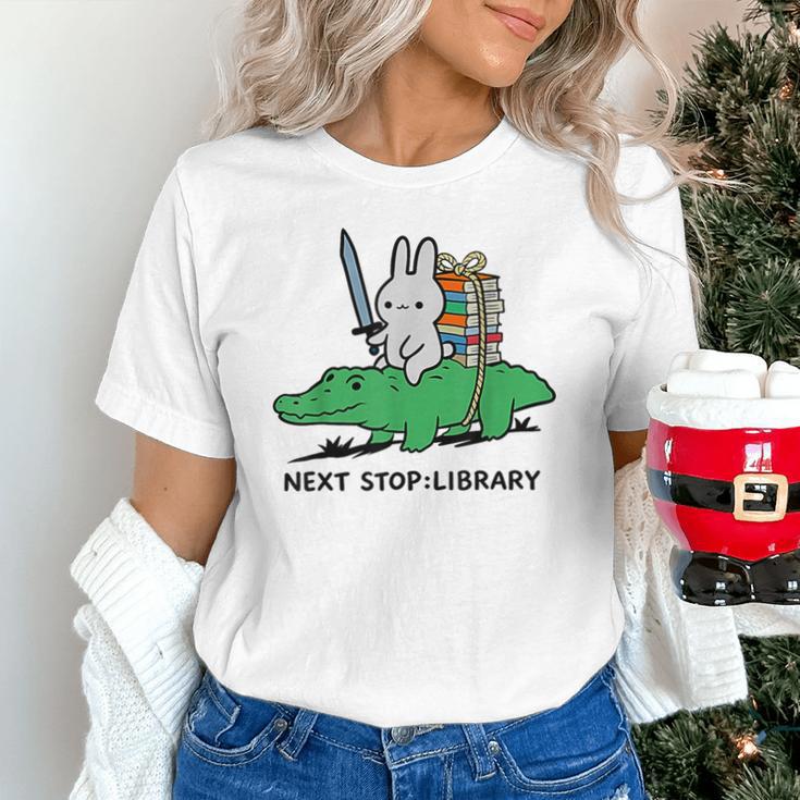 Next Stop Library Reading Book Unisex T-Shirt