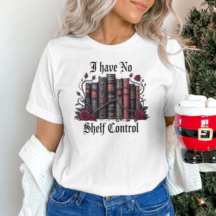 I Have No Shelf Control Dark Academia Book Lover TBR Unisex T-Shirt