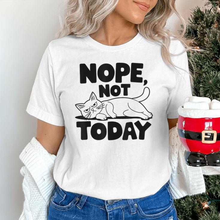 Nope Not Today Antisocial Introvert Cat Lover Men Women Kids Unisex T-Shirt Nope Not Today Antisocial Introvert Cat Lover Men Women Kids Unisex T-Shirt