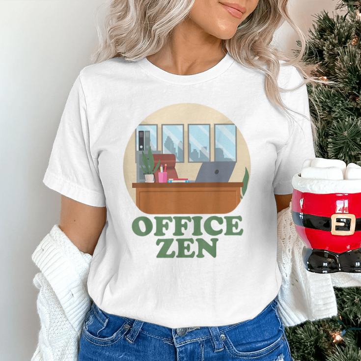 Office Zen Introvert Office Staff Secretary Employee Admin Unisex T-Shirt