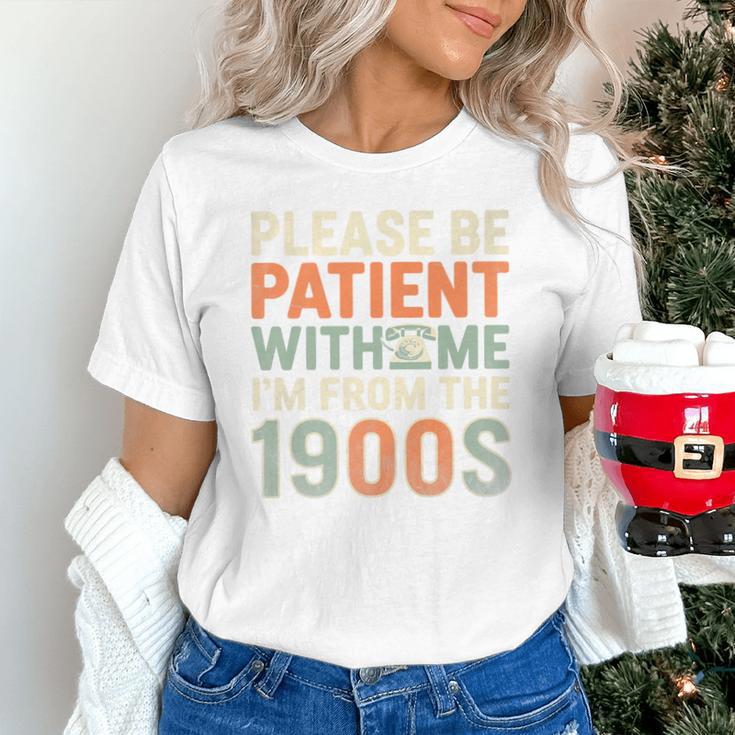 Old People Please Be Patient With Me I'm From The 1900s Premium Unisex T-Shirt