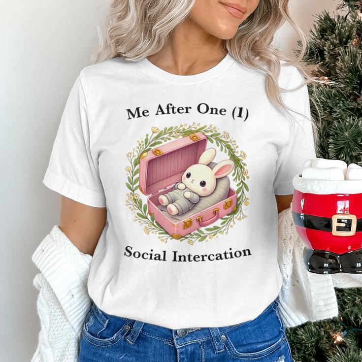 Me After One Social Interaction Introvert Saying Unisex T-Shirt Me After One Social Interaction Introvert Saying Unisex T-Shirt