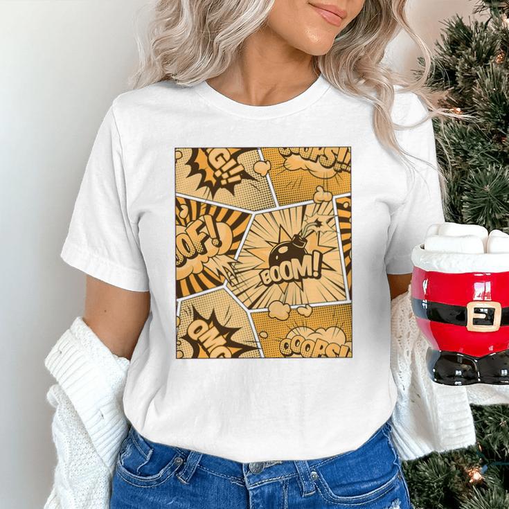 Orange Comic Book Orange Color Graphic Premium Tri-Blend Unisex T-Shirt