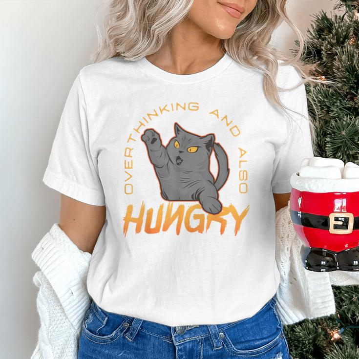 Overthinking And Also Hungry Introverted Overthinker Unisex T-Shirt