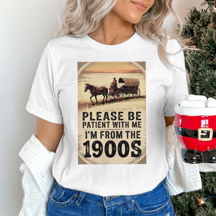 Be Patient With Me I'm From The 1900s Birthday Retirement Premium Tri-Blend Unisex T-Shirt