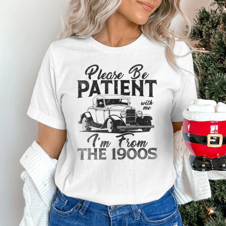 Be Patient With Me I'm From The 1900s Cool Vintage Car Lover Unisex T-Shirt