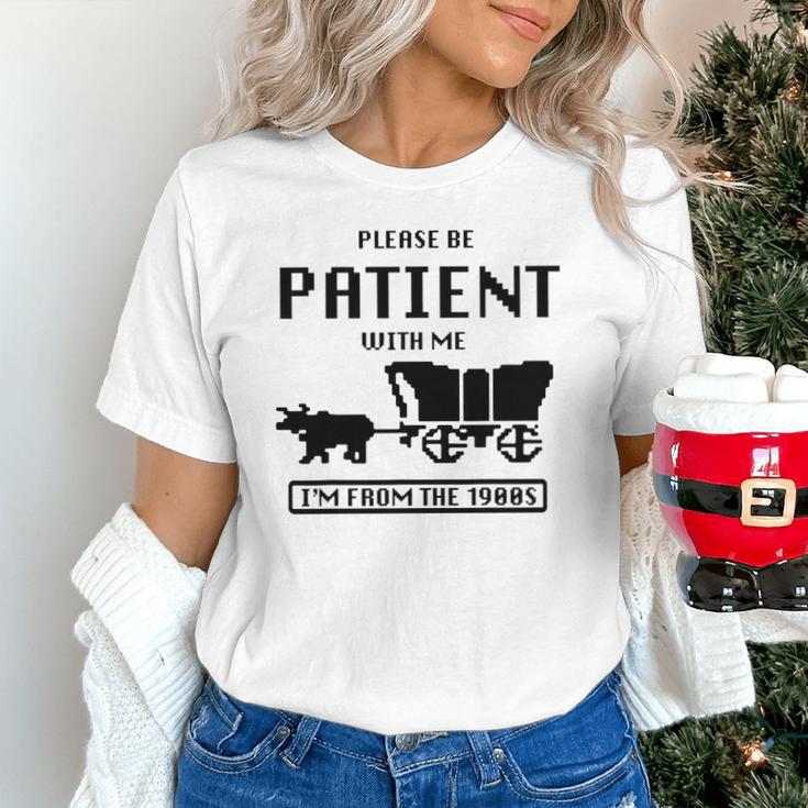 Be Patient With Me I'm From The 1900s Premium Tri-Blend Unisex T-Shirt