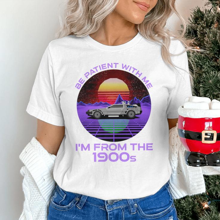 Be Patient With Me I'm From The 1900s Synthwave Premium Unisex T-Shirt
